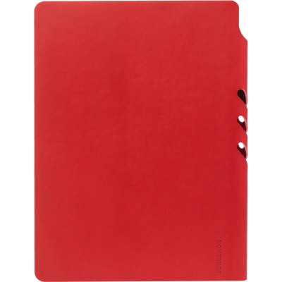 Ежедневник А5 с креплением для ручки, датированный, красный