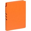 Ежедневник А5 с креплением для ручки, датированный, оранжевый