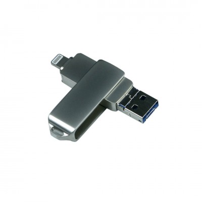 Флешка 64Гб, USB 3.0  металл