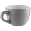Чайная пара, фаянс, 190мл, серая с синим