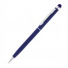 Ручка шариковая, стилус, металл, синяя