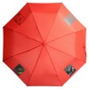 Зонт складной 96см, механический, красный