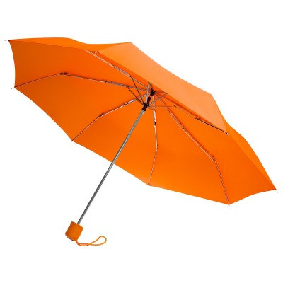 Зонт складной 96см, механический, оранжевый