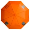 Зонт складной 96см, механический, оранжевый