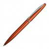 Ручка шариковая, пластик, оранжевый металлик