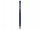 Ручка шариковая, металл, софт-тач, темно-синий