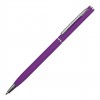 Ручка шариковая, металл, софт-тач, фиолетовый