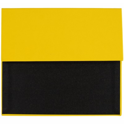 Календарь настольный, 2 блока с клеевым слоем, пластиковые закладки, желтый