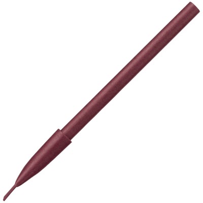 Ручка шариковая с колпачком, бумага, бордовая