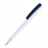 Ручка шариковая ZET, пластик, темно-синяя