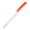 Ручка шариковая ZET, пластик, оранжевая