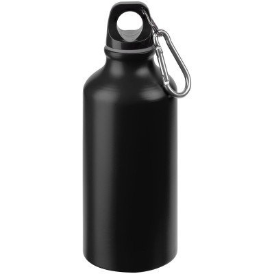 Бутылка для воды 400мл алюминий, черная