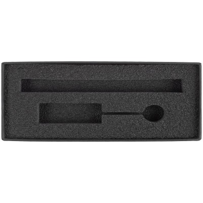 Коробка с ложементом для ручки и флешки, черная