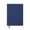 Блокнот А6 с элементами планирования, синий, кремовый блок, темно-синий обрез