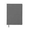 Блокнот А6 с элементами планирования, серый, кремовый блок, серый обрез