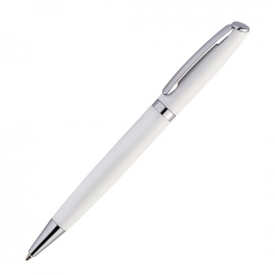 Ручка шариковая VISTA, металл, белая