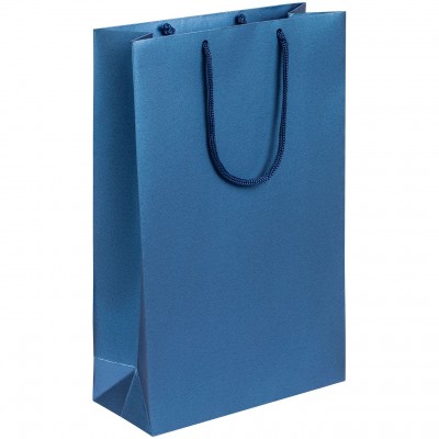 Пакет бумажный 23х35х10см бумага 250 г/м², синий
