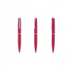 Ручка шариковая CROWN soft-touch, красная