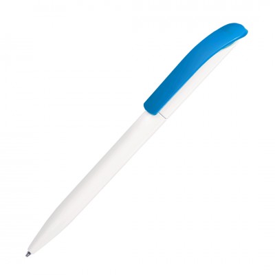 Ручка шариковая "Крокус" пластик, голубая