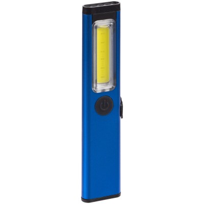 Фонарик-факел аккумуляторный 12,5х1,2х2,5см, синий