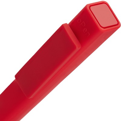 Ручка шариковая "Clipper Soft Touch", пластик, красная