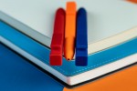 Ручка шариковая "Clipper Soft Touch", пластик, красная