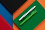 Ручка шариковая "Clipper Soft Touch", пластик, зеленая