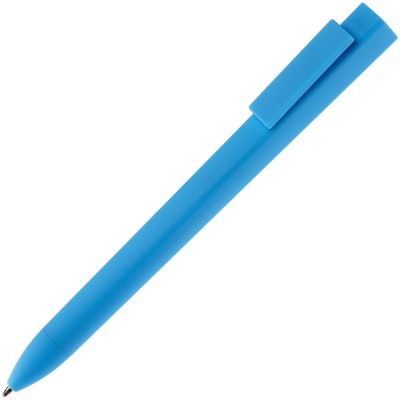 Ручка шариковая "Clipper Soft Touch", пластик, голубая