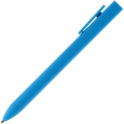 Ручка шариковая "Clipper Soft Touch", пластик, голубая