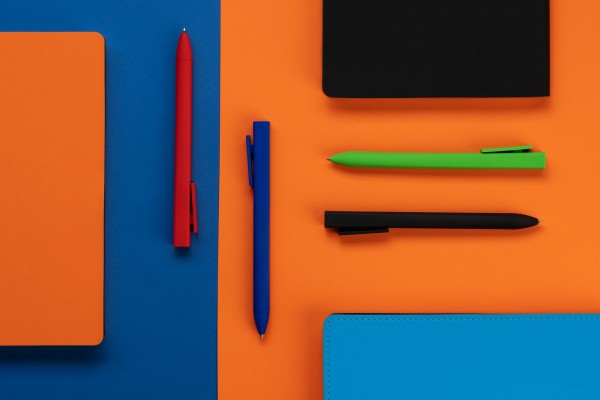 Ручка шариковая "Clipper Soft Touch", пластик, синяя