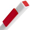 Ручка шариковая "Clipper", пластик, белая с красным