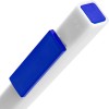 Ручка шариковая "Clipper", пластик, белая с синим