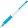 Ручка шариковая, трехгранная с мягким грифом, голубая