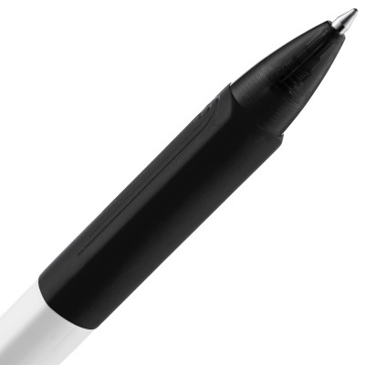 Ручка шариковая, трехгранная с мягким грифом, черная