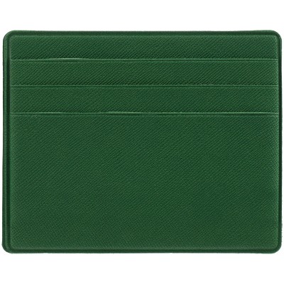 Чехол для карточек 10х8см, темно-зеленый
