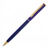Ручка металлическая шариковая "JAK" темно-синяя