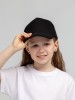 Бейсболка детская 260 г/м², 5 клиньев, черная