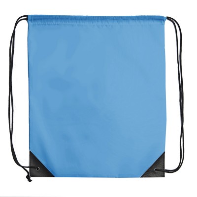 Рюкзак мешок с укрепленными уголками 35х41см, голубой