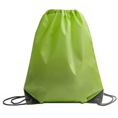 Рюкзак мешок с укрепленными уголками 35х41см, зеленый