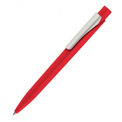 Ручка STEP покрытие soft-touch, пластик, красная