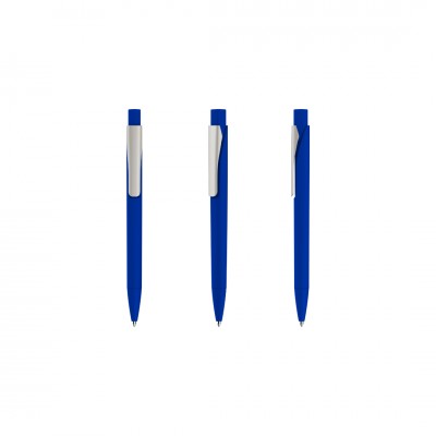 Ручка STEP покрытие soft-touch, пластик, синяя