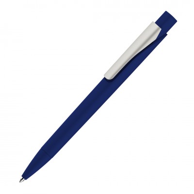 Ручка STEP покрытие soft-touch, пластик, темно-синяя