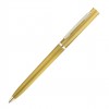 Ручка с золотистой отделкой, пластик, золотистая