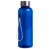 Бутылка для воды 500мл с хлястиком, пластик, синяя