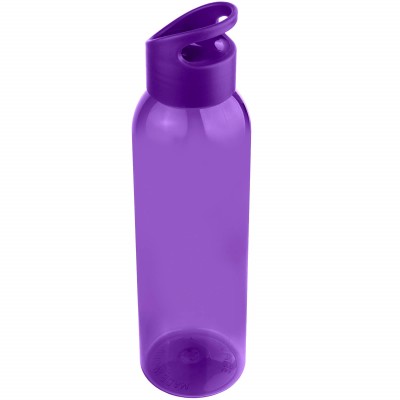 Бутылка для воды 630мл, пластик, фиолетовая