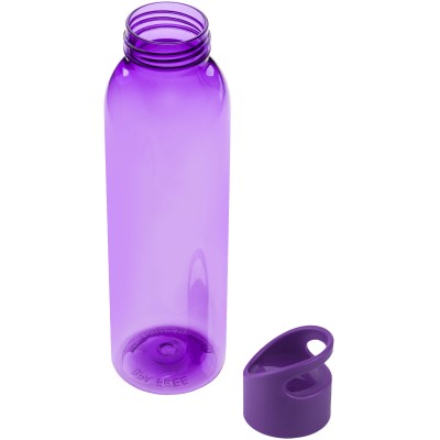 Бутылка для воды 630мл, пластик, фиолетовая
