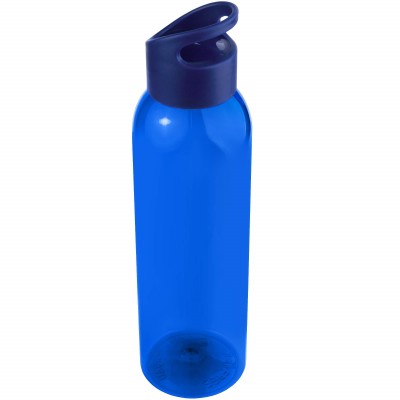 Бутылка для воды 630мл, пластик, синяя