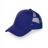 Бейсболка 180г/м2 с сеткой, пять клиньев, синяя
