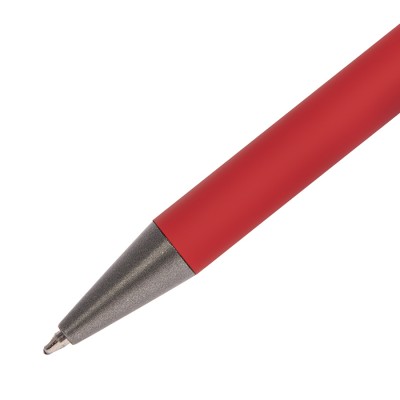 Ручка шариковая Pike, софт-тач, красная