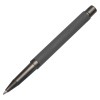 Ручка шариковая с колпачком, с покрытием soft touch, темно-серая